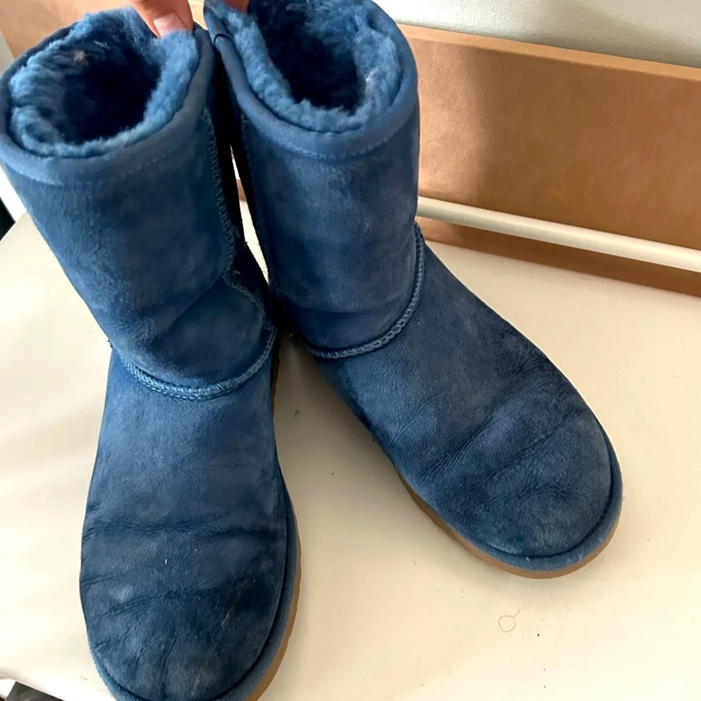 Girls blue ugg boots‎